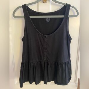 Gap Cotton Peplum Tank